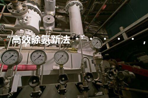 “高效除氨新法，破解氨氮廢水超標(biāo)難題”